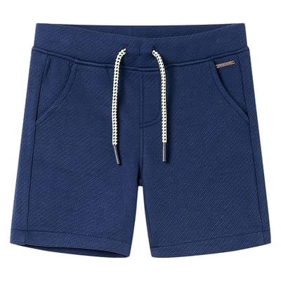 vidaXL Kindershorts met trekkoord 104 donkerblauw