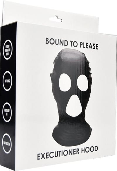 N12241 – Power Escorts Executioner Hood Mask – BDSM