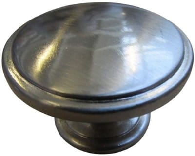 Oxford Round Cabinet Knob Satin Nickel 38mm