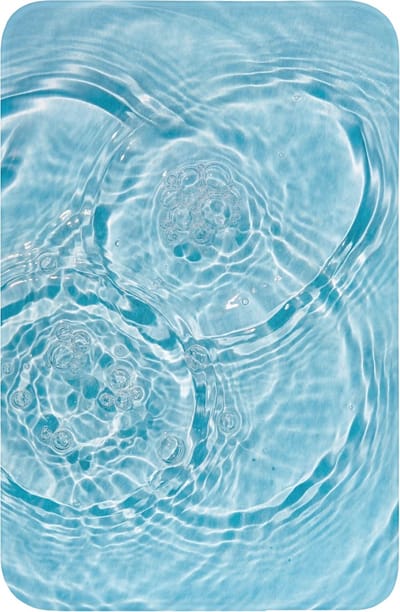 WC mat 40x60 cm - Antislip - Water - Blauw - bubbels - Toiletmat - Vloermat - Douchemat - Toilet tapijt - Toiletmatten