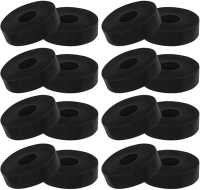 Meubelbeschermers - Trillingsdempers - Apparaten Stabiliseren - Efficiënte isolatie - 3.8 x 3.8 x 1 cm - Zwart