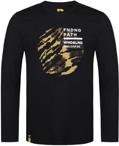 Heren T-shirt Loap Aldar Zwart - L