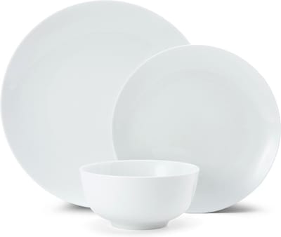 Mikasa - Serviesset - Chalk - Porselein - Wit - 12-Delig - Voor 4 Personen