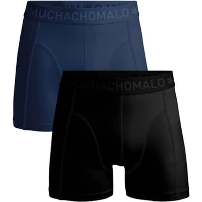 Muchachomalo – Boxershort Heren – 2 Pack – Normale Lengte – Onderbroeken Heren – Boxershort – Ondergoed – 95% Katoen
