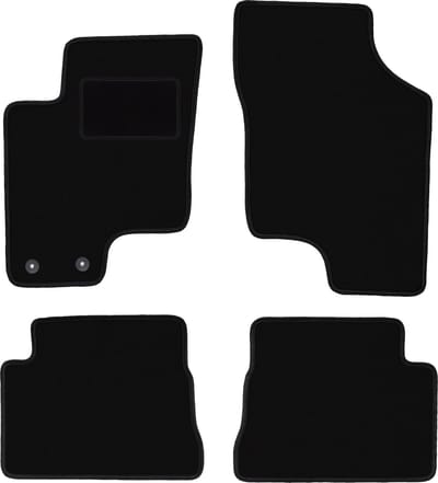 Zwarte veloursmatten voor: Hyundai Getz hatchback (2002-2010)