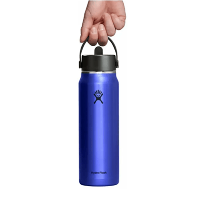 Hydro Flask Lightweight Wide Flex Straw Cap Drinkfles 32oz (Maat - 946ml, Kleur - Blue Sapphire)