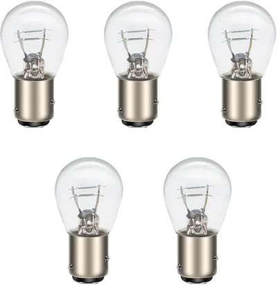 5x Dubbeldraad Autolampen P21/5W S25 12V 21W/5W voor Remlicht, Achterlicht en Mistlicht