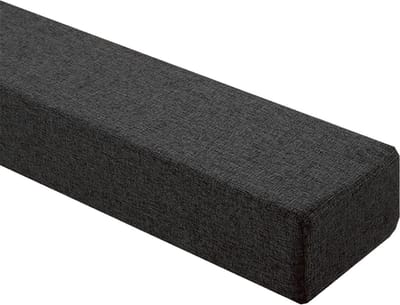 Bed Gap Filler - Matras Extender Kussen - Slaapverbetering - 45D Schuim Vulling - 90x5x10cm - Zwart Grijs