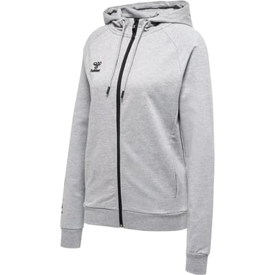 Katoenen zip-up hoodie voor dames Hummel Move Grid