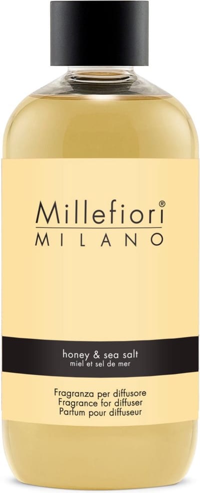 Millefiori Milano Navulling voor Geurstokjes 250 ml - Honey & Sea Salt