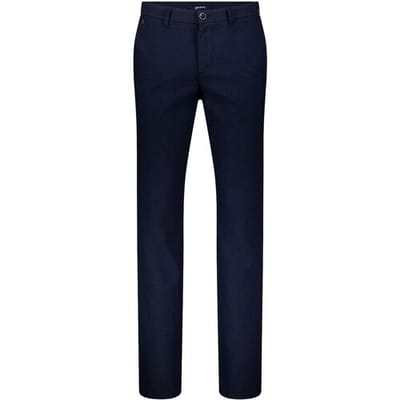 Gardeur Broek Bono Mini Fantasy Pattern Soft Touch Easy Care Dark Navy / male