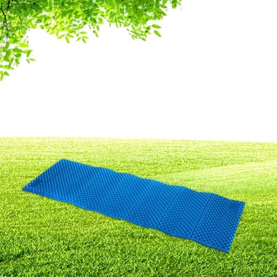 Opvouwbare Slaapmat - Campingmat Picknickmat - Outdoor Kamperen - Warmte Reflecterend Ontwerp - 190x57x2 cm - Blauw