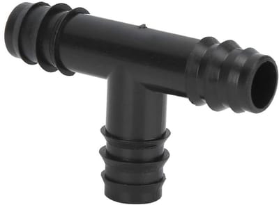 Allecto - Schommelpijpkoppeling - Duurzame PP-accessoires - Eenvoudige aansluiting - 16mm T-stuk - Tuinirrigatie - 50st