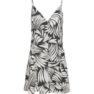 Only Onlkasina strap short dress wvn birch/para black g
