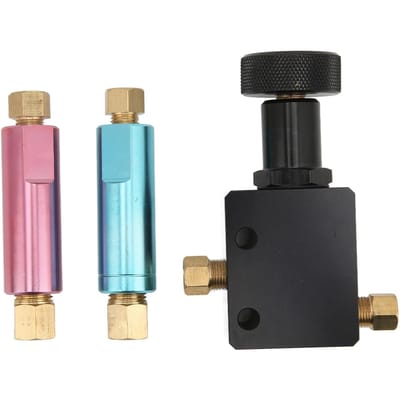 Vanne de répartition de frein à disque tambour avec valve résiduelle 2LB 10LB 150PSI‑1200PSI Universelle pour voiture de course black