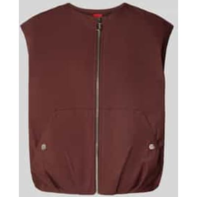 Regular fit gilet van puur katoen, model 'AZELDA'