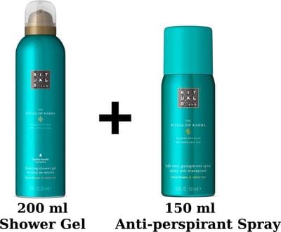 Rituals of Karma - Duo Set - Shower Gel 200 ml + Anti-Perspirant Spray 150 ml