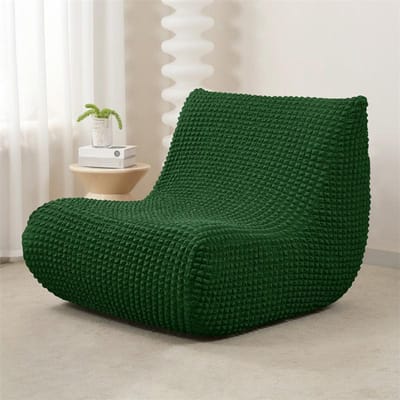 Elastische Armloze Bankhoes voor Woonkamer Polar Fleece Ontspannende Bankhoezen Allesomvattende Lounge Bank Beschermers
