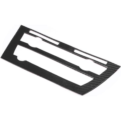 Koolstofvezel CD Paneel Frame Trim Interieur Decoratie Geschikt voor X5 X6 F15 F16 2014-2017 LHD RHD black