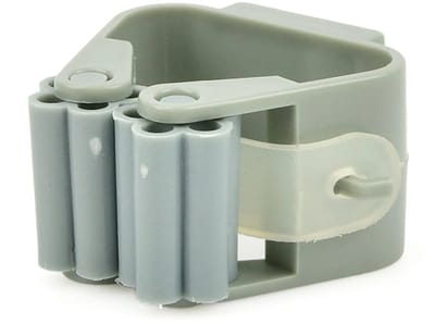 GEKO Zelfklevende gereedschapshouder - 1 slot - Voor stelen 20-35 mm - Kunststof