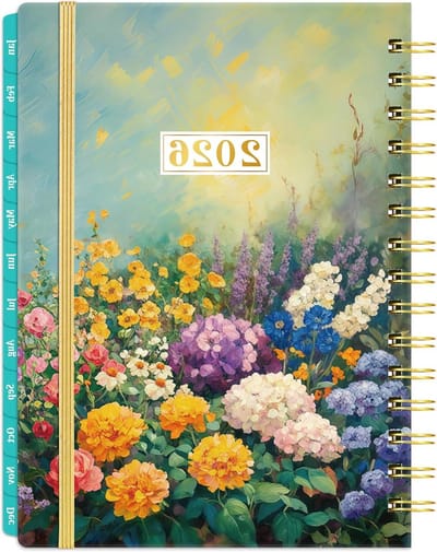 Planner 2026 - Agenda Jaarplanner - Wekelijks Maandelijks Plannen - Met Elastische Sluiting - 164 x 215 cm - Meerkleurig