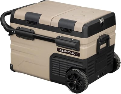 Draagbare 35L Compressor Auto Koelkast met Twee Zones en USB-poort - Efficiënte Koeling voor Buitenactiviteiten