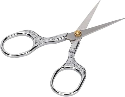 Kleine retro naaischaar voor borduren en handwerk, universele vintage schaar voor hobbymakers