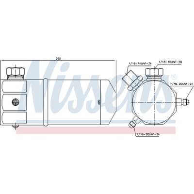 Droger, airconditioningsysteem NISSENS 95309