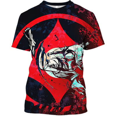 Japan Training T-shirt Mannen 3d Karate Gedrukt Tee Tops Oversized Korte Mouwen Hoogwaardige Sportkleding Mannen Sneldrogende t-shirt 4XL