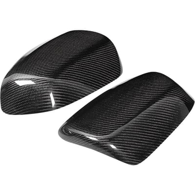 2 Stuks Achteruitkijkspiegel Cover Sierlijst Past voor Mitsubishi Lancer EX EVO X 10 2009 2016 black
