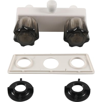 Robinet de douche pour camping-car, inverseur de vanne de douche pour camping-car, 4 pouces, commande de mitigeur de douche de salle de bains pour camping-car brun foncé
