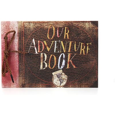 Album Photo Scrapbook Fait Main DIY Notre Livre d'Aventure Albums Photo Rétro Kraft Anniversaire Mariage Souvenir Saint Valentin Cadeau