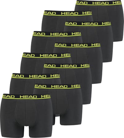 BOXERS Pack van 10 Head Heren Basic Boxer Broek Shorts Ondergoed Ondergoed Pack van 10
