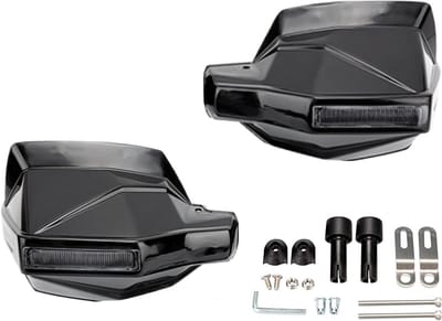 Motor Handkappen - Stuur Windblokkers - Bescherming Tegen Weer - Universele Pasvorm - 268 cm Lengte - Zwart