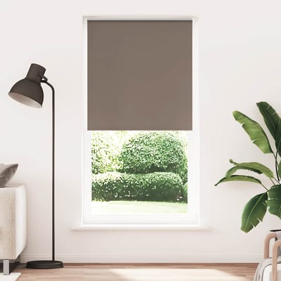 vidaXL Rolgordijn verduisterend koffie 90x210 cm stofbreedte 85,7 cm