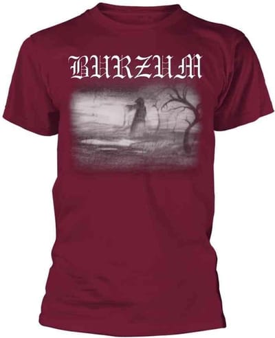 Burzum Unisex Tshirt -XXL- ASKE 2013 (MAROON) Bordeaux rood