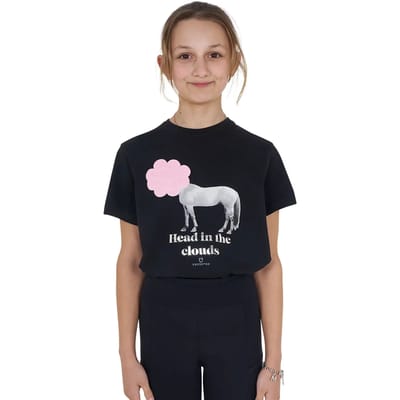 Katoenen meisjes-T-shirt Equestro Head In The Clouds