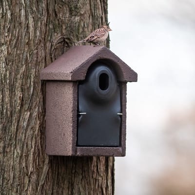 Nestkast Bilbao - Woodstone ovale invliegopening