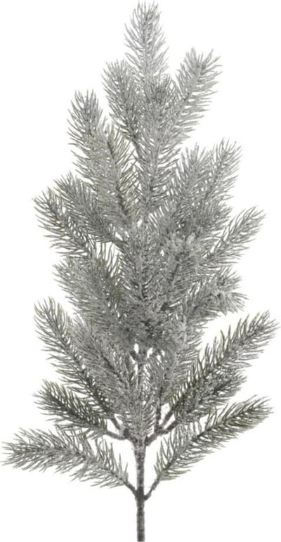Everlands Kersttak/dennentak - groen - besneeuwd - L66 cm - kerstversiering