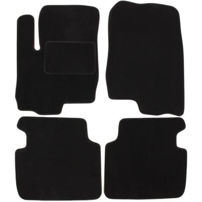 Vloermatten - Mitsubishi - Colt 2002-2012 - Zwart velours - Antislip - Op maat