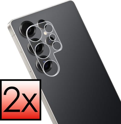 Camera Lens Protector - 2 Stuks - Geschikt voor Samsung Galaxy S25 Ultra - Camera Screenprotector - Beschermglas - Gehard Glas - Tempered Glass - Screen Protector