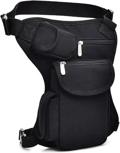 Leg Pouch Bag - Outdoor Fanny Pack - Motorcycle Rijden - Duurzaam Canvas Materiaal - 32 x 23 x 6cm