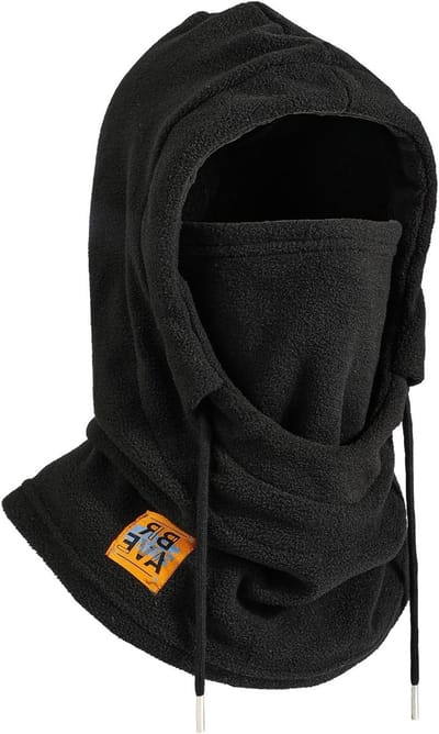 Winddichte Fleece Balaclava voor Winter, Multifunctionele Ski Masker met Nekbescherming, Ideaal voor Outdoor Sporten, Motorcross en Wandelen