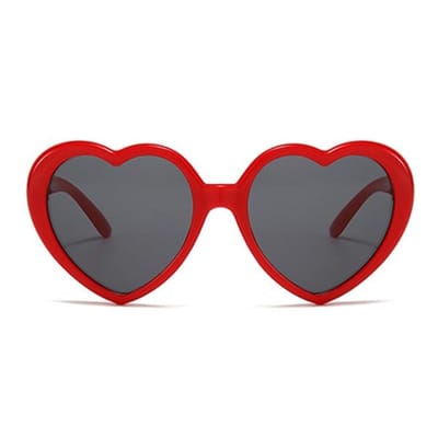 Dailygoods- Hartvormige Zonnebril - UV400 Bescherming - Lichtgewicht - Retro - Perfect Draaggevoel - Geschikt voor Dames