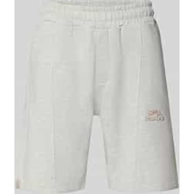 Sweatshorts met labelstitching model 'Lido'