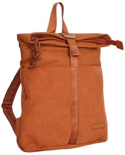 New Rebels Ribbi Los Angeles Rolltop Rugzak Mini Coffee Brown - 13 L