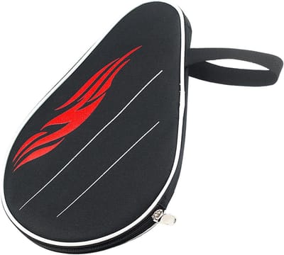 Tafeltennis Bat Beschermer - Pingpong Paddle Tas - Sport Training - Met Opbergvak - ca. 20.5 x 30 cm