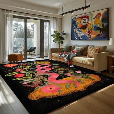 Abstract Vintage Woonkamer Tapijt Luxe Bloemenkamer Decor Vloerkleden voor Slaapkamer Antislip Huidvriendelijk Wasruimte Vloermat Wasbaar 160*230cm