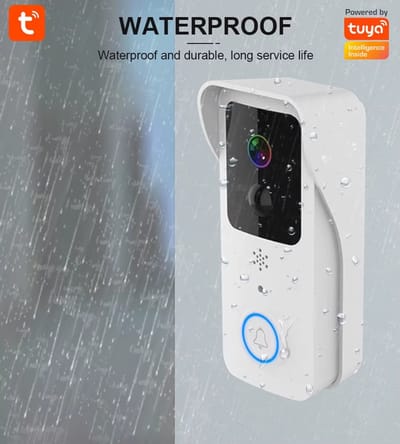 AZSS Slimme Video Deurbel - Met Camera - Full HD 1080p - Draadloos - Inclusief Batterijen