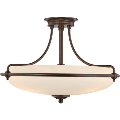 Bohemian Plafondlamp - Steady Lighting - Metaal - Bohemian - E27 - L: 53.3cm - Voor Binnen - Woonkamer - Eetkamer - Brons
